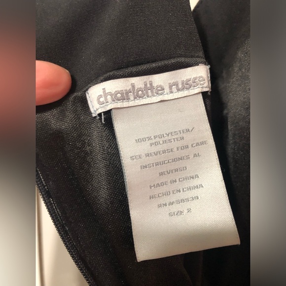 Charlotte Russe silver mini dress size 2. - Picture 6 of 10